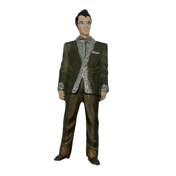 Kurt Alder Elvis Presley Vtg Christmas Ornament Collectible Signature Product 5” - Picture 6 of 7